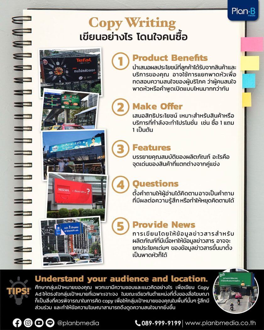 COPY WRITING เขียนอย่างไรให้โดนใจคนซื้อ - Plan B